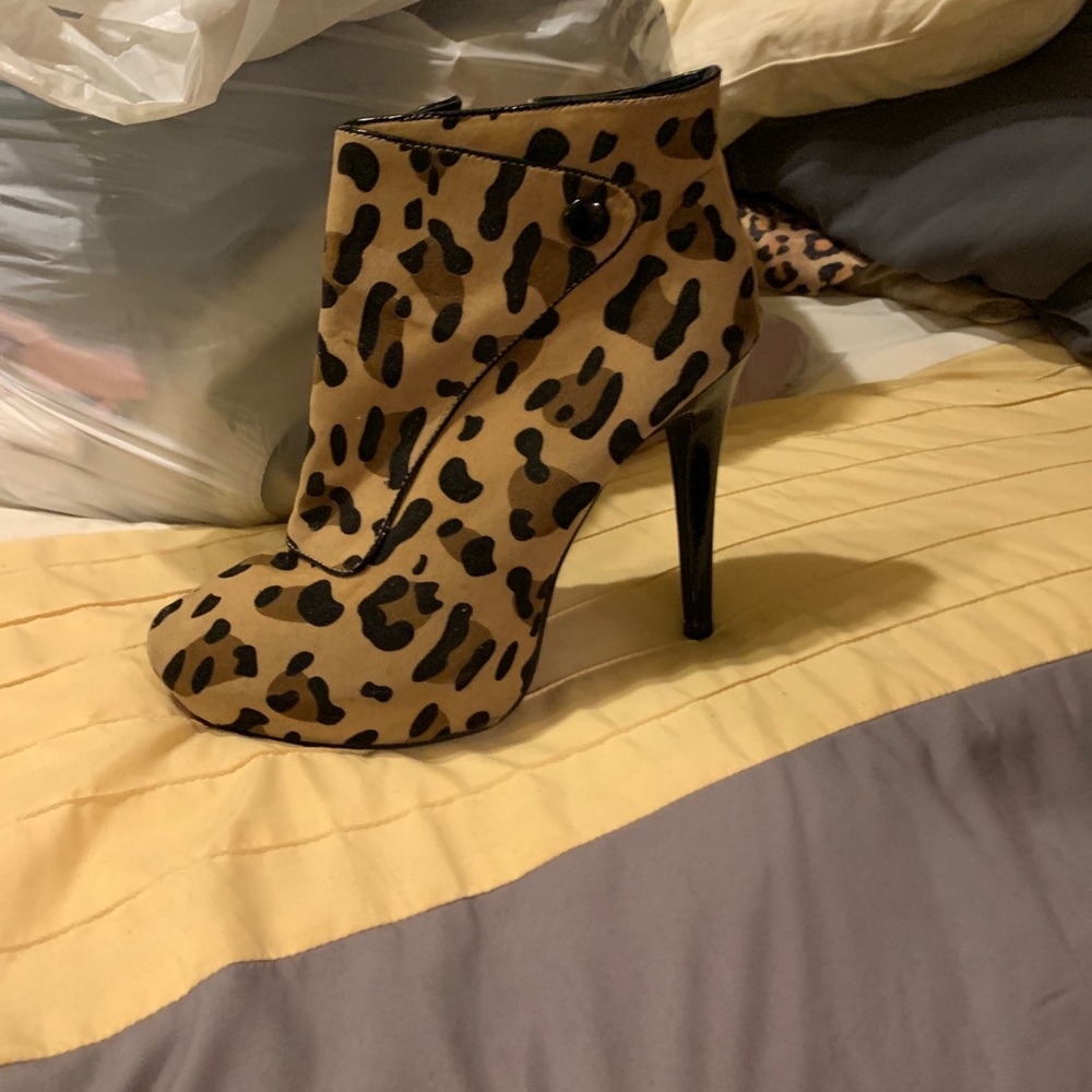 Leopard Booties
